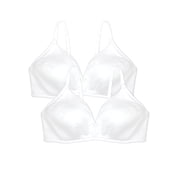 Bestform Cotton Wireless Bra with Lightly Lined Cups, 2-Pack 5006255