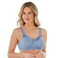 thumbnail image 1 of Bestform 5006715 Satin Trim Wireless Cotton Bra with Unlined Cups, 1 of 11