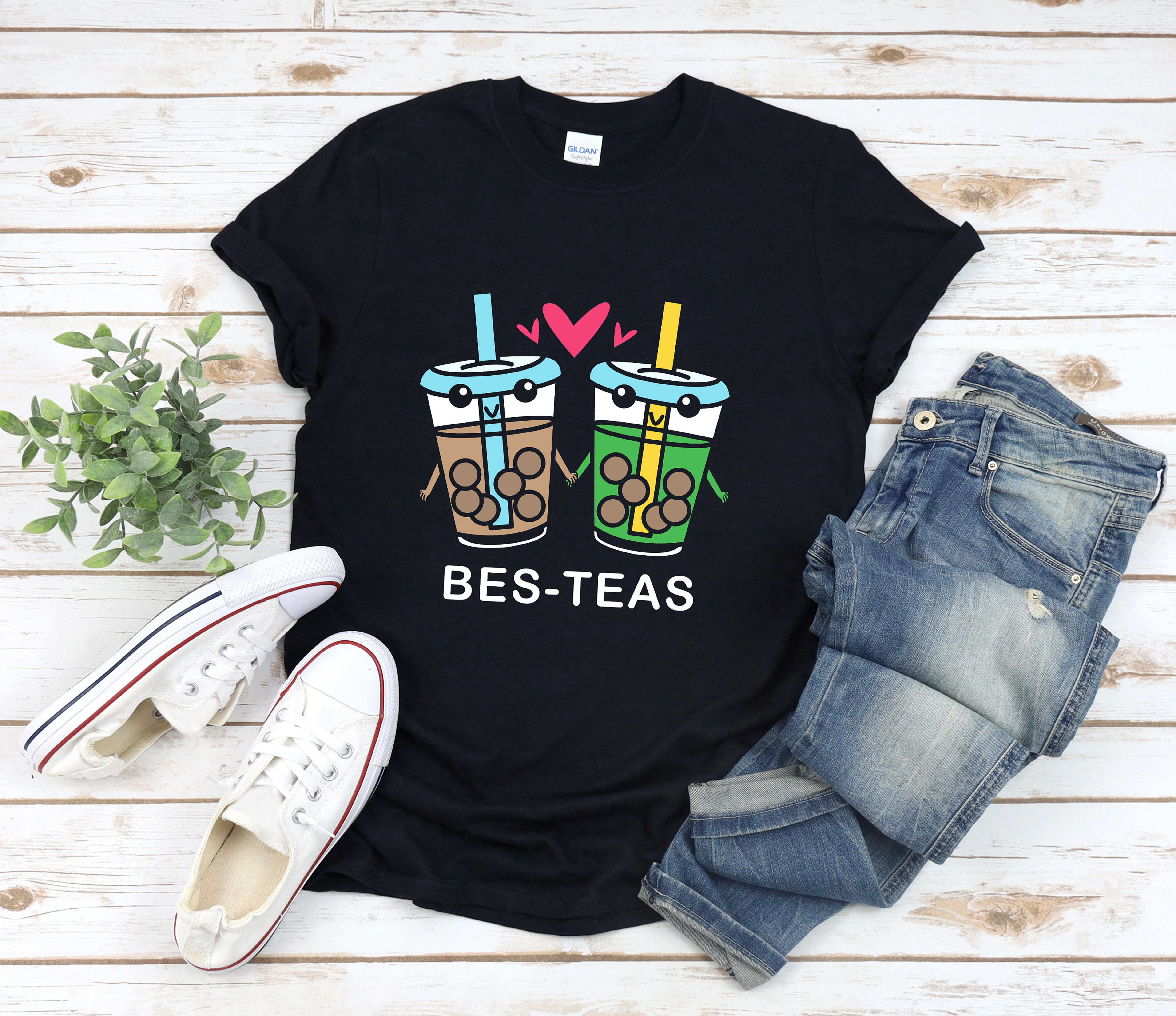 Bestfriend Shirts, Friends Forever Shirt, Besteas, Bubble Tea Lover