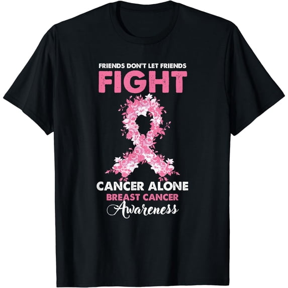 Bestfriends Friends Breast Cancer Patient Fighter Supporter T-Shirt
