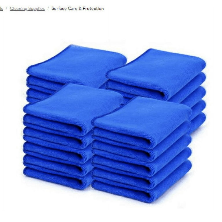 Bestgoods 12x12inches Microfiber Cleaning Cloths, 10/50/100 Pcs 