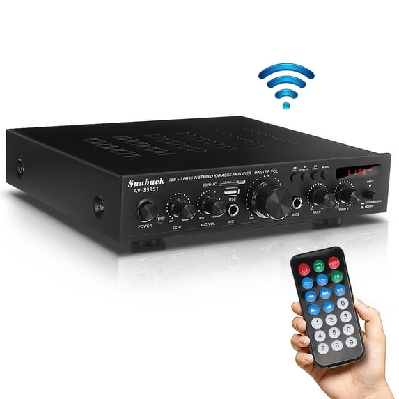 Bestgoods BS Home Audio 2000 Watts Continuous Power 5 Channel Audio Power Amplifier