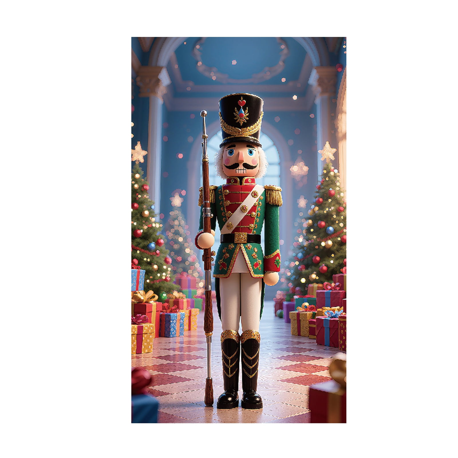 Besthm G-rinch Christmas Decorations Door Curtain, Christmas Door Width ...