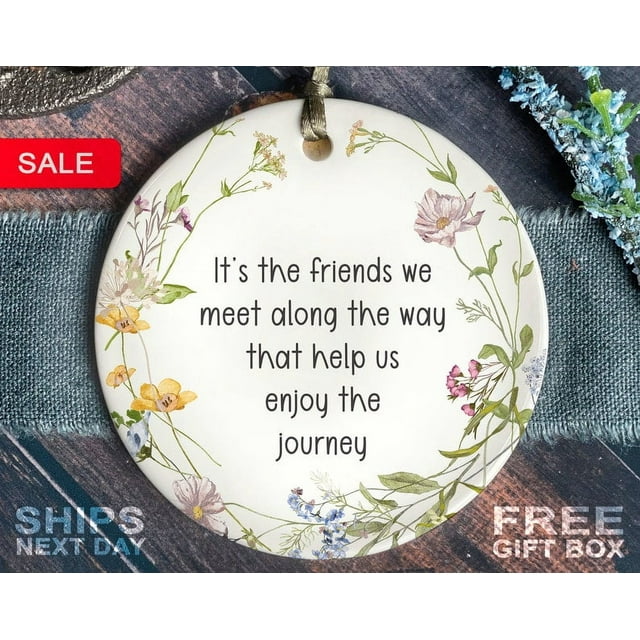 Bestie Christmas Ornament Friend Keepsake Thinking of You 2024