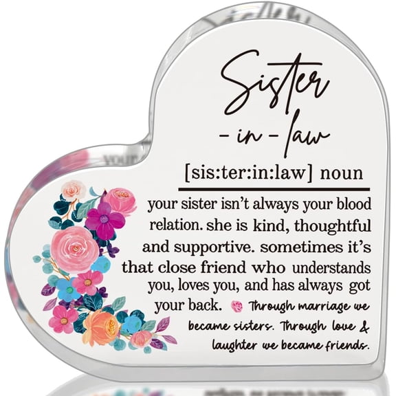 Bestie Friend Gifts for Bestie, Best Friends Gifts for Women BFF Sister Birthday Friendship Gifts for Work Bestie, Thank You Gifts for Bestie Women Bestie Definition Acrylic Plaque Desk Signs