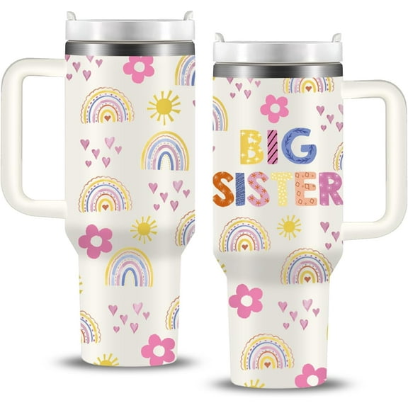 Bestie Gifts for Women, 40 Oz Bestie Stainless Steel Tumbler with Handle & Straw, Bestie Gifts, Bestfriend Gifts, Bestfriend Birthday Gifts, Friends Cup for Her