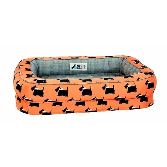Bestie Printed Washable Oval Bed for Dogs/Cats Large Breed