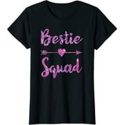 Bestie Squad Best Friends Fun BFF Matching Couple Girls Trip T-Shirt