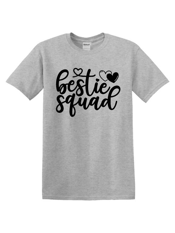 Bestie Squad Friendship Group Graphic T-Shirt
