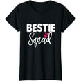 thumbnail image 1 of Bestie Squad Shirt Matching BFF Friend Crew Hearts T-Shirt, 1 of 3