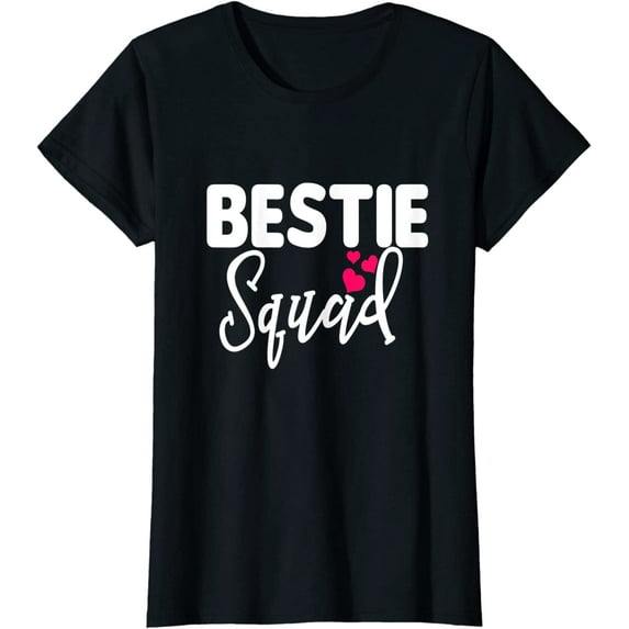 Bestie Squad Shirt Matching BFF Friend Hearts T-Shirt