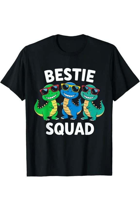 Bestie Squad Twinning Best Friend Matching Boy Kids Twin Day T-Shirt, Unisex T-Shirt