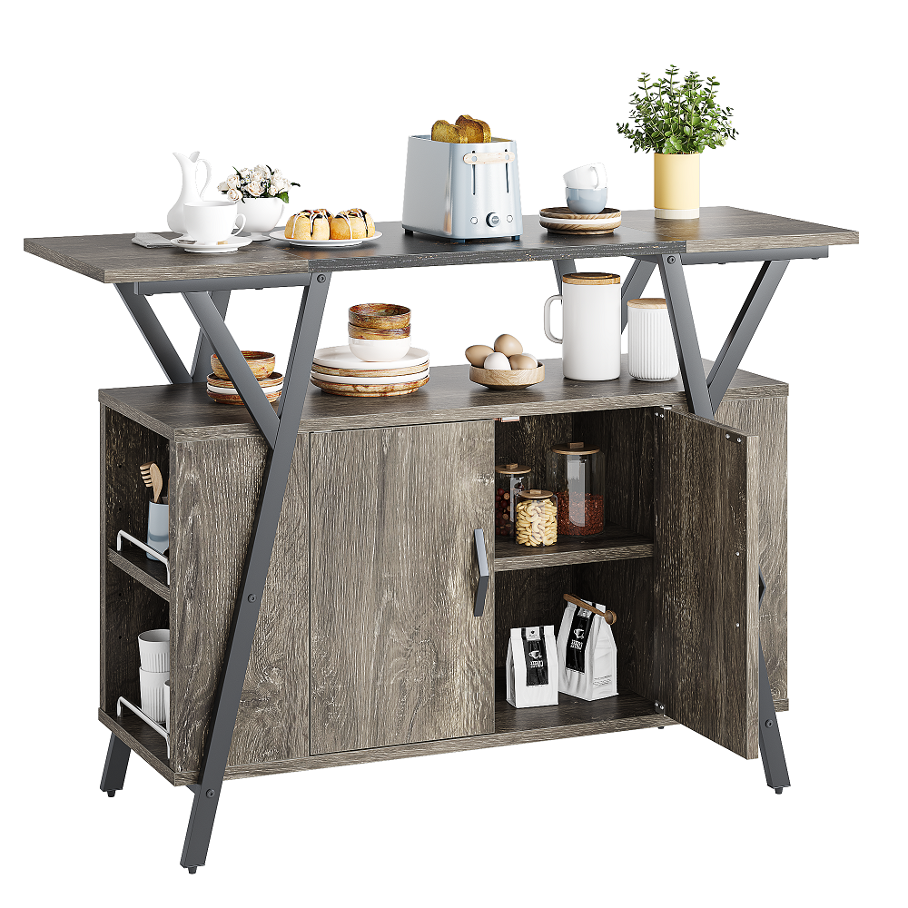Costway Modern Kitchen Storage Buffet Server Table 36