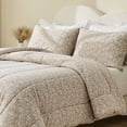 thumbnail image 1 of Bestier Botanical Floral Queen Size Comforter Set | 3-Piece Bed in a Bag | Sorona Plant-Based Fiber Boho Anti-Clumping Duvet with Pillowcases, Bedroom Home Bedding Décor Gift for Her, 1 of 7
