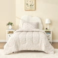 thumbnail image 1 of Bestier Blossom Full Size Comforter Bedding Set | 3-Piece Bed in a Bag | Sorona Plant-Based Fiber Boho Duvet with Pillowcases, Soft & Fluffy, Skin-Friendly, Wrinkle Resistance, Moisture Wicking, 1 of 9
