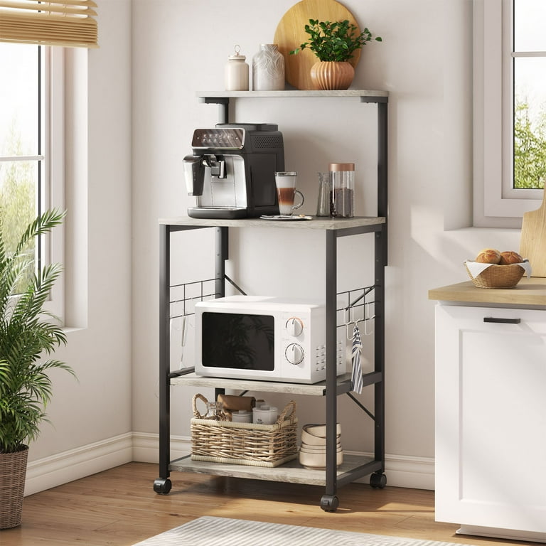 Bakers rack on wheels hotsell