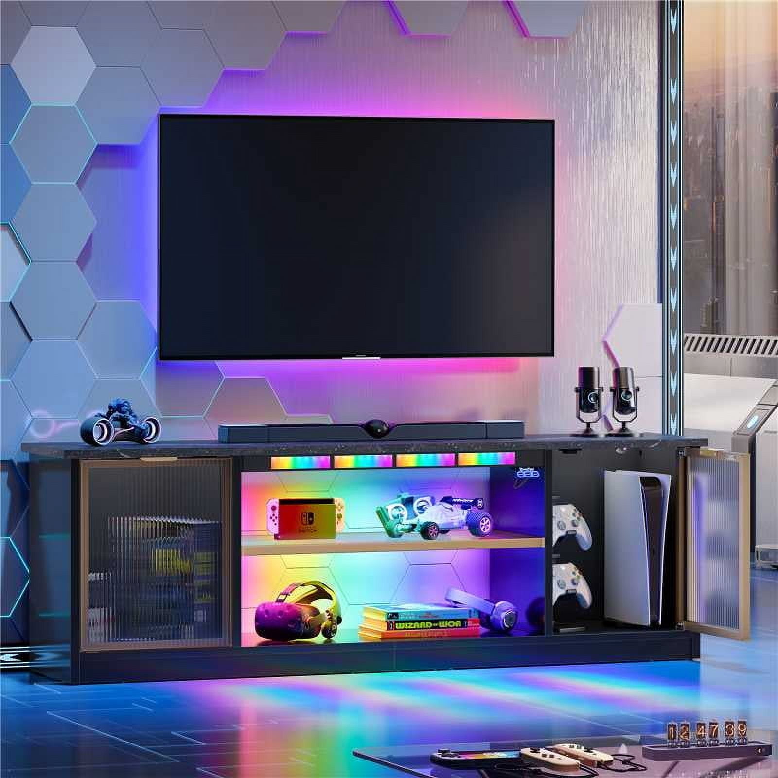 RADIANT ranserect sidemesh libtee らんくん Bestier-LED-TV-Stand_559d6c37-