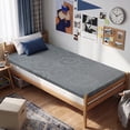 thumbnail image 1 of Bestier Bamboo Mattress Topper Twin-XL Size 3 Inch | Upgraded Cooling Gel Memory Foam Bed Pad & Bamboo Charcoal Washable Cover for Back Pain Relief, Gray, 1 of 11