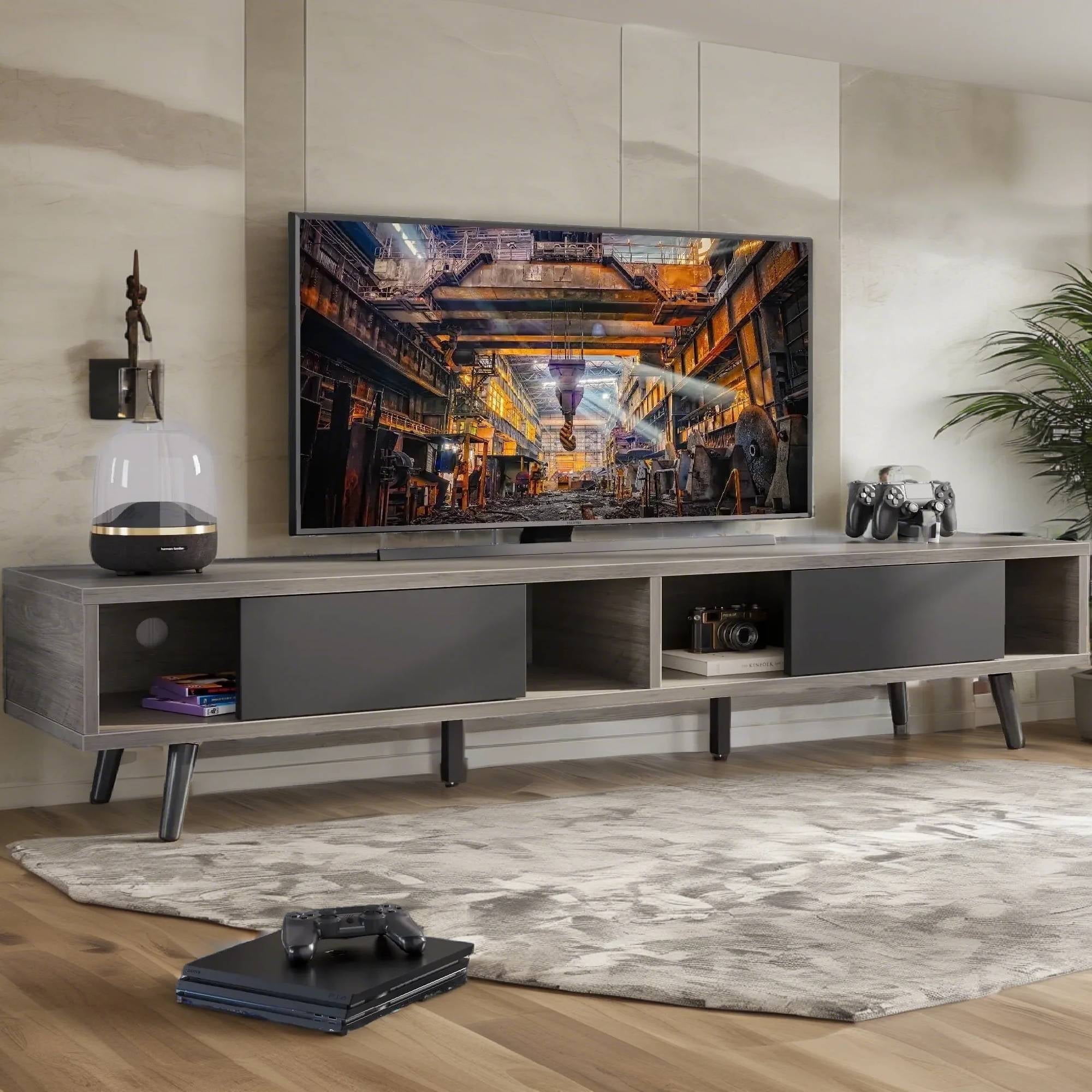 【美品】TVボード 180cm TWO-ONE STYLE Bestier Mid-Century Modern TV Stand for TVs up to 70