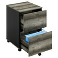 thumbnail image 1 of Bestier Mobile 2 Drawer File Cabinet with 10 Free A4 File Holders, Grey, 1 of 5