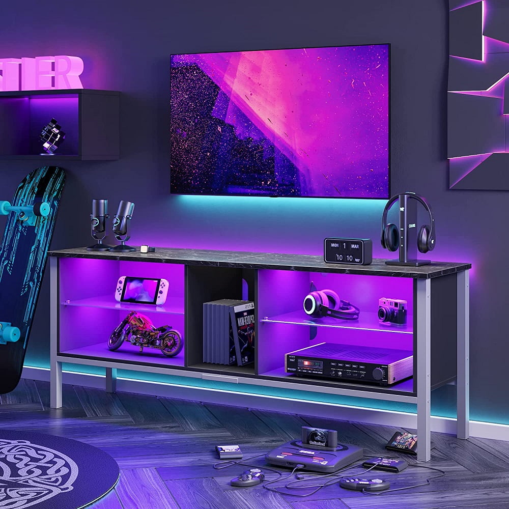 Bestier Modern TV Stand for TVs up to 70" LED Entertainment Center for