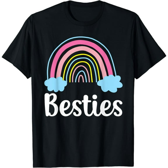 Besties BFF Heart Best Friends Bestie T-Shirt