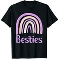 thumbnail image 1 of Besties BFF Heart Best Friends Bestie T-Shirt, 1 of 4