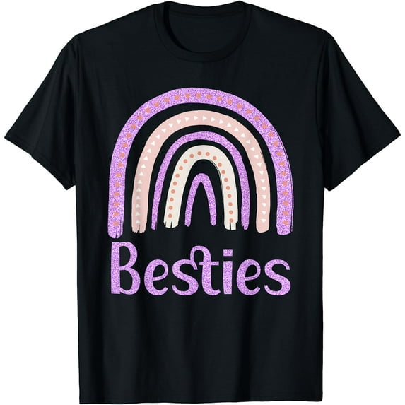 Besties BFF Heart Best Friends Bestie T-Shirt