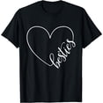 thumbnail image 1 of Besties Best Friends Heart Friendship Cute Matching T-Shirt, 1 of 4