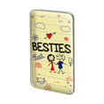 thumbnail image 1 of Besties Best Friends Metal Rectangle Lapel Hat Pin Tie Tack Pinback, 1 of 3