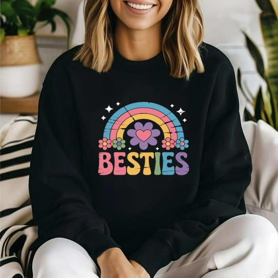 Besties Matching Family Friendship Love Holiday Crew Reunion Retro ...
