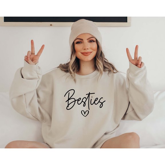 Besties Sweatshirt, Best Friends Sweatshirt, Friend Sweatshirt, Bachelorette Shirt, Besties Matching Tees, Besties Trip Sweat