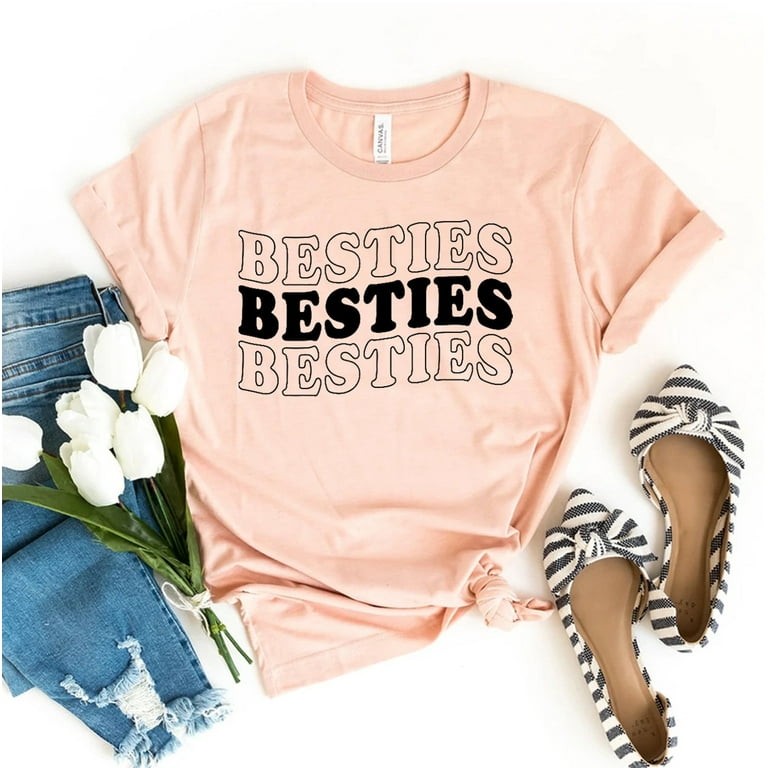 Best Friends Shirts, Matching Sisters Shirt, Friends Matching T-Shirt,  Retro Shirt