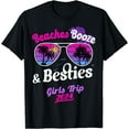 thumbnail image 1 of Besties Trip Beaches Vacation T-Shirt Short Sleeve Casual Round Neck Gift T-Shirt, 1 of 3