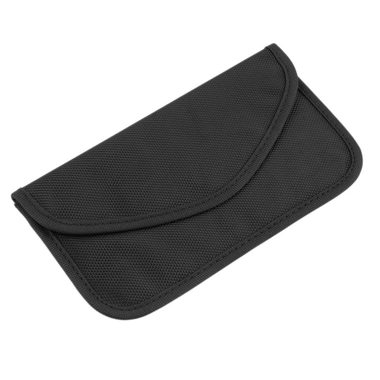 SYB Phone Pouch, EMF Radiation Protection Sleeve for Cell Phones up to  3.25 Wide, Black 