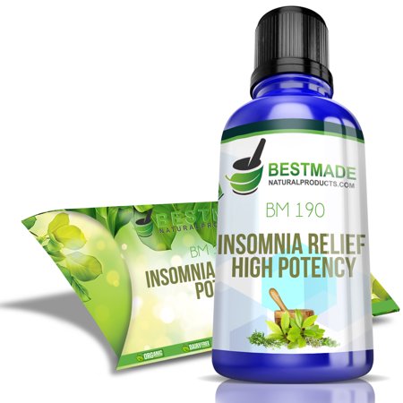 Bestmade Natural Products Insomnia Relief Natural Easy to Take Liquid Formula (BM190)