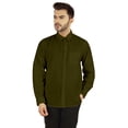 thumbnail image 1 of Bestman Long Sleeve Cotton Flex Shirt For Mens Button Down W/ Patch Pocket Office Wear, 1 of 7
