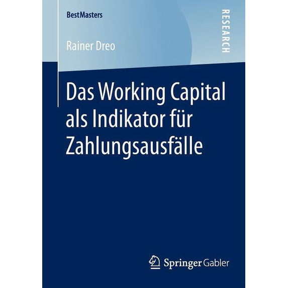 Bestmasters Das Working Capital ALS Indikator Für Zahlungsausfälle, (Paperback)