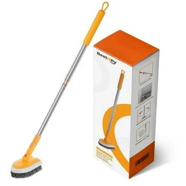 Bestnifly Shower Cleaning Brush, Bath Tub and Tile Scrubber Brush with 42" Extendable Long Handles Shower Scrubber for Cleaning Shower Bathroom
