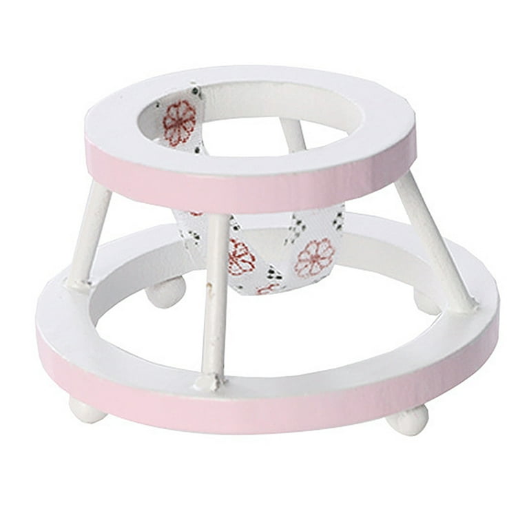 Bestonzon 1pc Baby Walker Prop Mini House Baby Walker Model Mini 