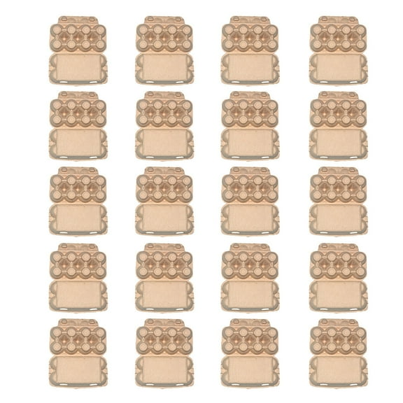 Biodegradable Egg Carton for Home Storage Healthy Paper Pulp 8 Grids Design Kitchen Restaurant Use