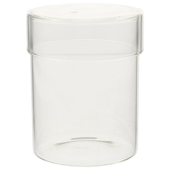 Bestonzon Glass Jar with Lid Clear Glass Coffee Nuts Canister Biscuit Can Container Decorative Candy Jar