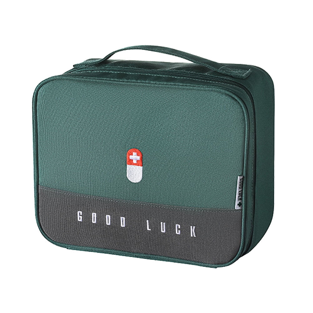 drug store's SHOP ノベルティ クッション ３点セット Bestonzon Medicine Bag Aid Bags Medical Travel Empty Storage First