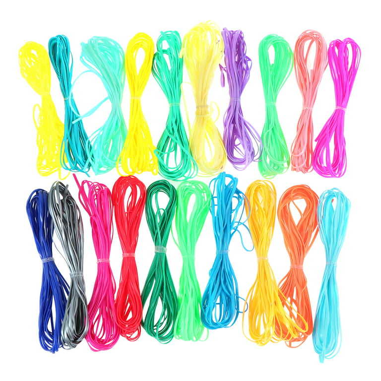Bestonzon String Plastic Gimp Beading Lanyard Bracelet Rope Bead