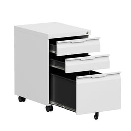 Radii 2-Drawer Mobile File Cabinet, 2 Legal/Letter-Size File Drawers, Flint, 10 Radii 2-Drawer Mobile File Cabinet, 2 Legal/Letter-Size File Drawers, Flint, 10