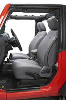 Bestop 29280-09 Charcoal Front Seat Cover for 2007-2012 Jeep Wrangler 2DR�and