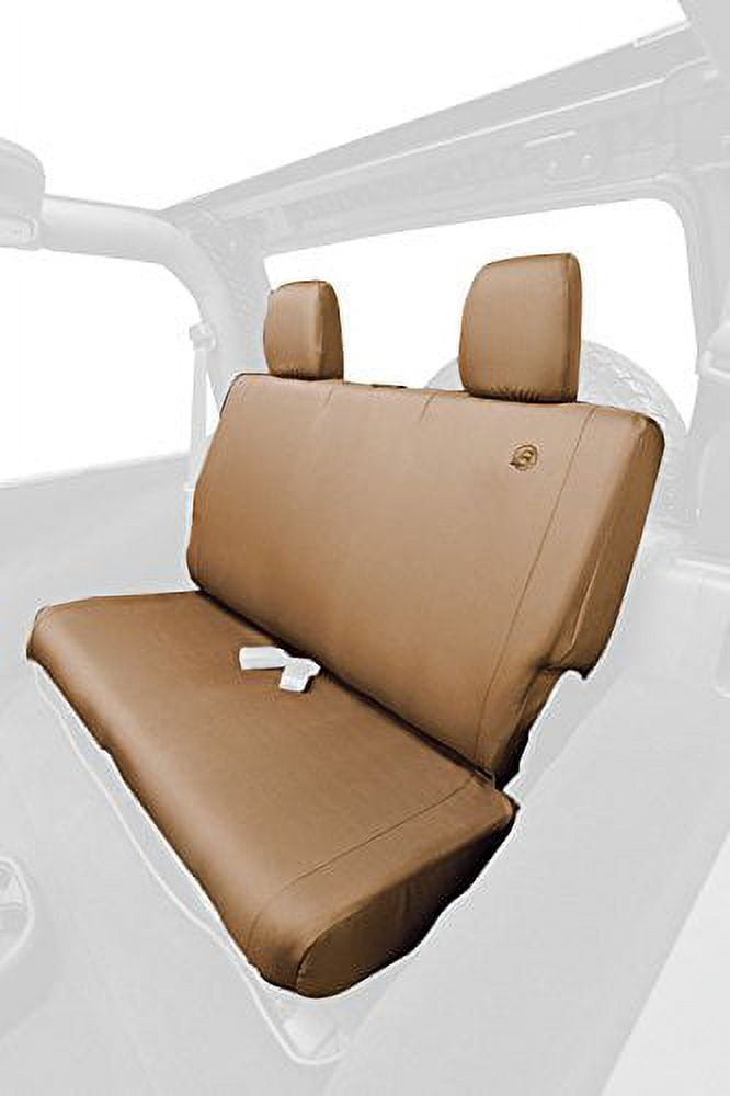 Bestop 29282-04 Tan Rear Seat Cover for 2007-2017 Jeep Wrangler 2DR
