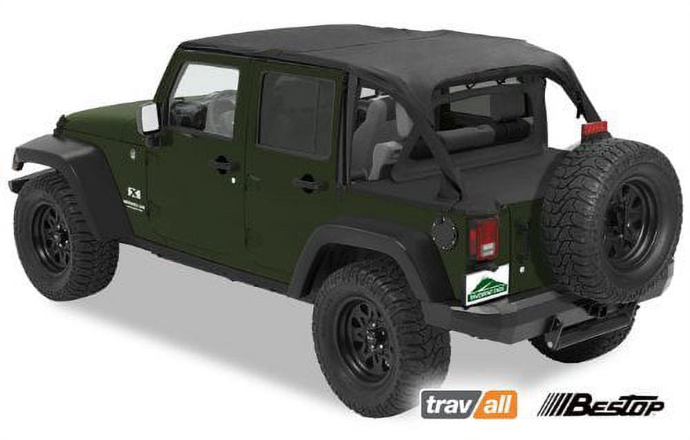 Bestop 41425-35 Wrangler Unlimited Cab Curta" Black Diamond Fits select: 2015-2018 JEEP WRANGLER UNLIMITED, 2012-2014 JEEP WRANGLER