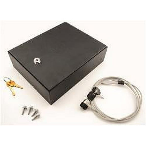 Bestop 42644-01 Universal Lock Box, Security Cable, Key Lock Lock Box for Truck Center Console/Universal Fits select: 2015-2019,2021 JEEP WRANGLER UNLIMITED