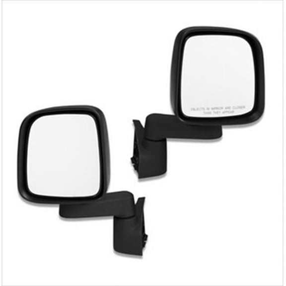 Bestop 5126101 Highrock 4 x 4 Replacement Mirrors For Wrangler & Wrangler Unlimited, 2003 2006